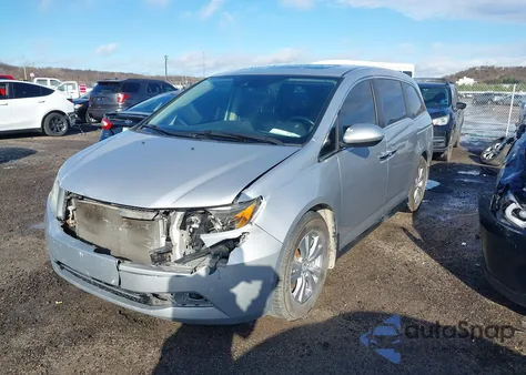 2015 Honda Odyssey Ex-L z USA, uszkodzony, nr VIN 5FNRL5H65FB075582